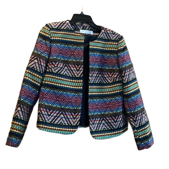 Tahari ASL multicolor blazer size 4p - Picture 2 of 8